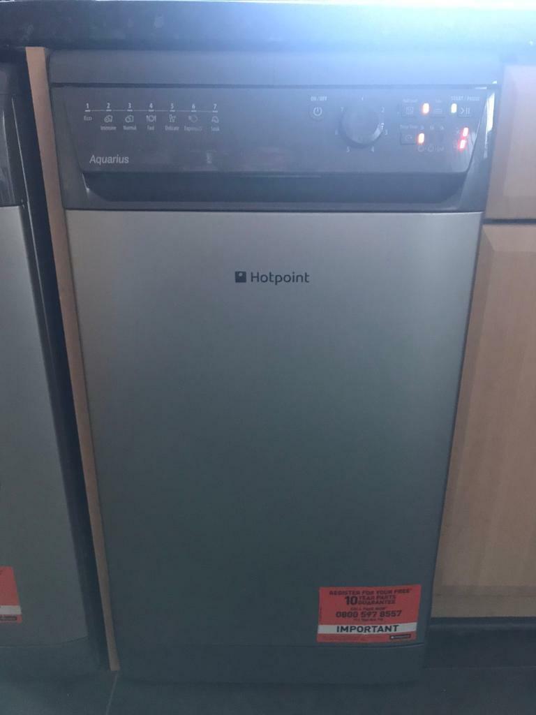 hotpoint slimline dishwasher graphite